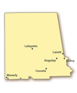 Chambers County Map