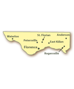 Lauderdale County Map
