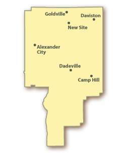 Tallapoosa County Map