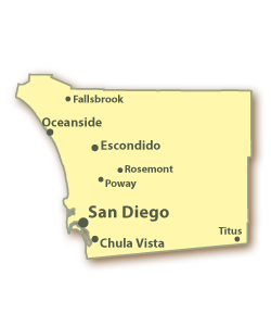 San Diego County Map