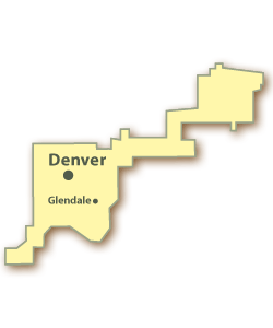 Denver County Map