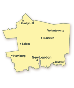 New London County Map