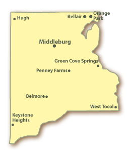 Clay County Map