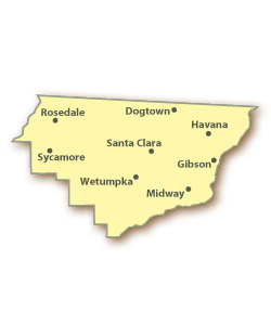 Gadsden County Map