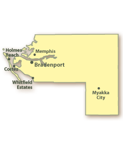 Manatee County Map
