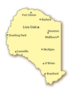 Suwannee County Map
