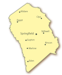 Effingham County Map