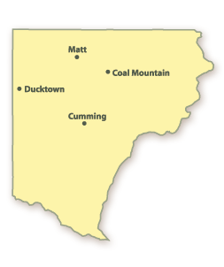 Forsyth County Map