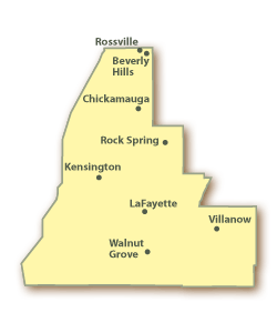 Walker County Map