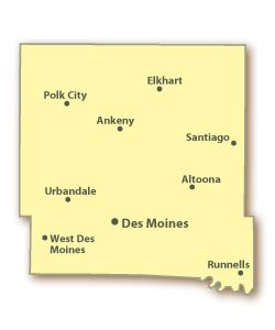 Polk County Map