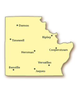 Brown County Map