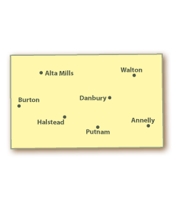 Harvey County Map