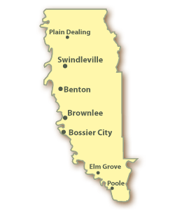 Bossier County Map