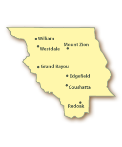 Red River County Map