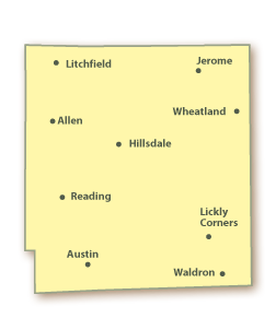 Hillsdale County Map