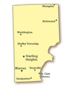 Macomb County Map