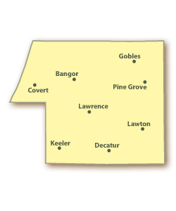Van Buren County Map