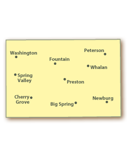 Fillmore County Map