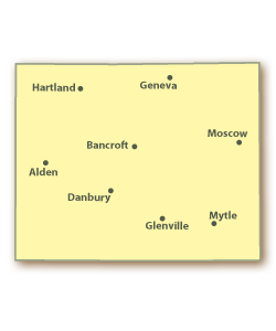 Freeborn County Map