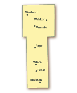 Mille Lacs County Map