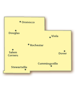 Olmsted County Map