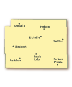 Otter Tail County Map