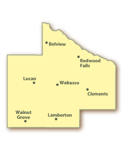 Redwood County Map