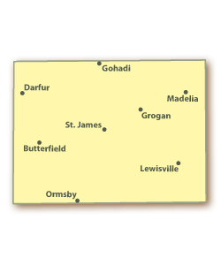 Watonwan County Map