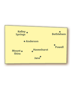 McDonald County Map