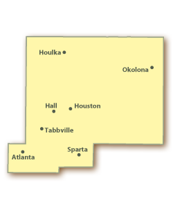 Chickasaw County Map
