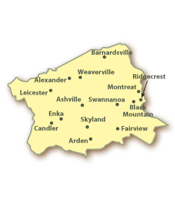 Buncombe County Map
