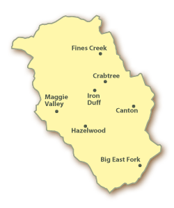 Haywood County Map