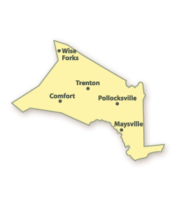 Jones County Map