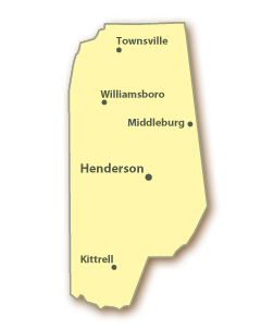 Vance County Map