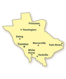 mercer county  map