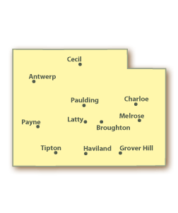 Paulding County Map