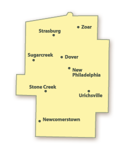Tuscarawas County Map
