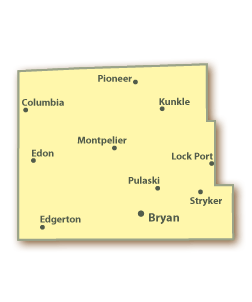 Williams County Map
