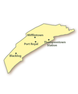 Juniata County Map