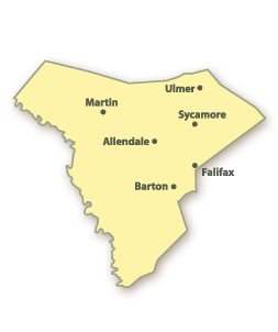 Allendale County Map