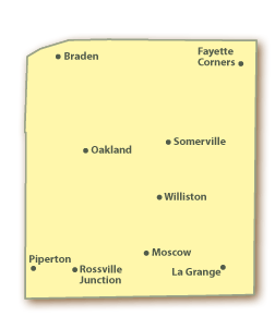 Fayette County Map