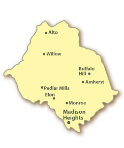 Amherst County Map