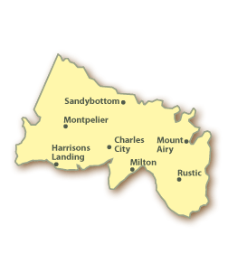 Charles City County Map