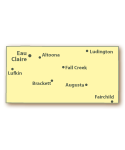 Eau Claire County Map
