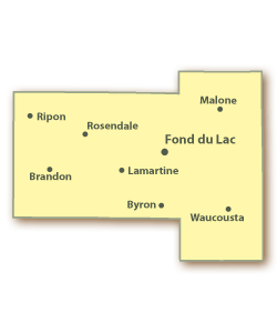 Fond du Lac County Map