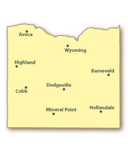 Iowa County Map