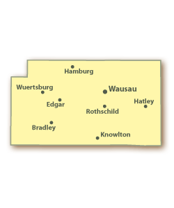 Marathon County Map