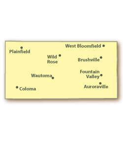 Waushara County Map