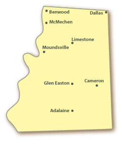 Marshall County Map