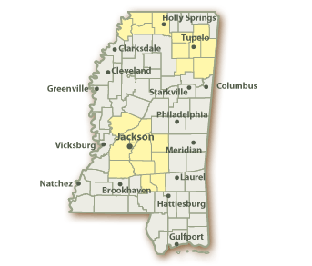 Mississippi Map